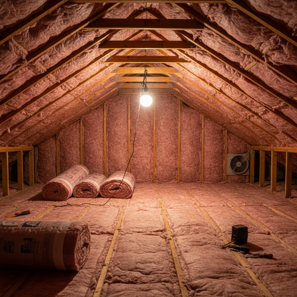 Home insulation installation